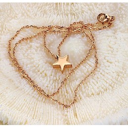 Excellent Quality Star Titanium Necklace 