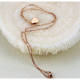 World-wide Renown Sweetheart Titanium Necklace 