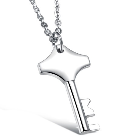 Excellent Quality Key Titanium Necklace 