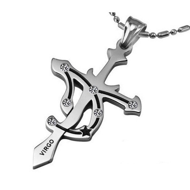 Superior Quality Virgo Titanium Necklace 
