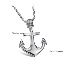 World-wide Renown Cross Titanium Necklace 