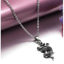 High Quality Male Cross Titanium Necklace 