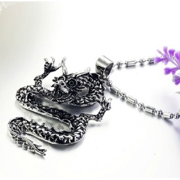 High Quality Male Kirin Titanium Necklace 