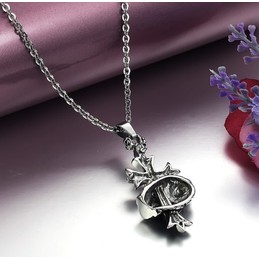 The King of Quantity Male Cross Titanium Necklace 
