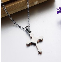 Reliable Quality Female Cross Titanium Necklace 