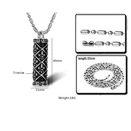 World-wide Renown National Style Titanium Necklace