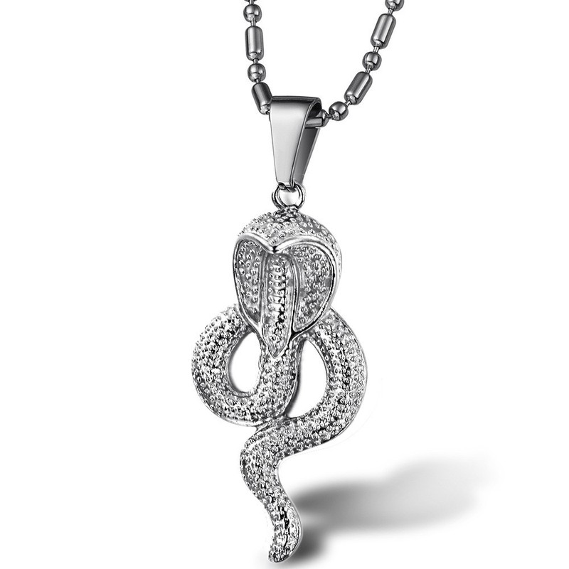 Complete in Specifications Cobral Titanium Necklace 