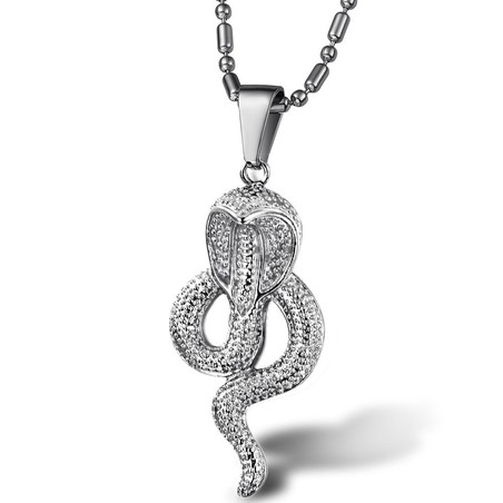 Complete in Specifications Cobral Titanium Necklace 