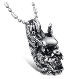 The Queen of Quality Male Kirin Titanium Necklace 