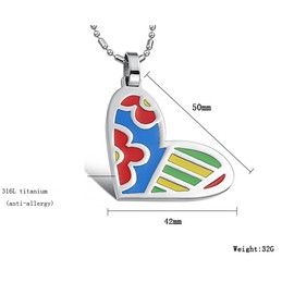 Reliable Quality Female Sweetheart Titanium Necklace 