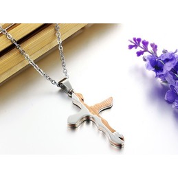Reliable Reputation Cross Titanium Necklace 