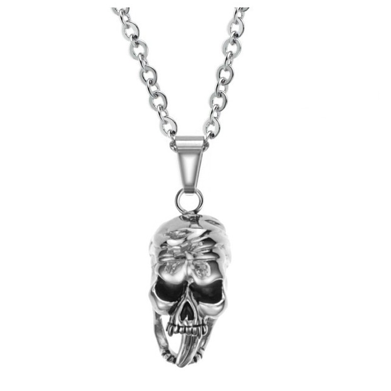 The King of Quantity Male Demon Titanium Necklace