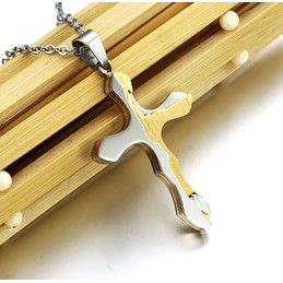 High Quality Cross Titanium Necklace 