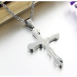 Easy to Use Cross Titanium Necklace 