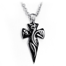 Excellent Quality Cross Titanium Necklace 