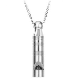 High Quality Whistle Titanium Necklace For Lovers 