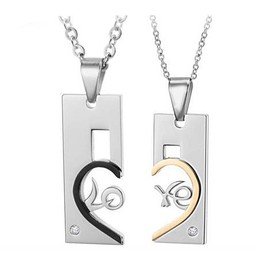High Quality Titanium Necklace For Lovers 