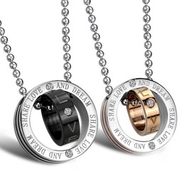 Stable Quality Titanium Necklace For Lovers