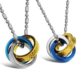 Complete in Specifications Titanium Necklace For Lovers 