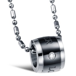 Dependable Performance Endless Love Titanium Necklace For Lovers 
