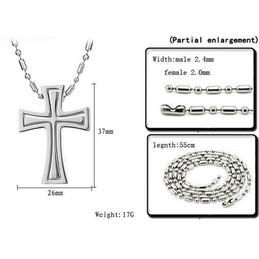 Excellent Quality Titanium Necklace For Lovers 