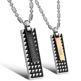 Wide Varieties Titanium Necklace For Lovers 