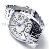 Men White Face Lovers Fashion Wacthes 16989