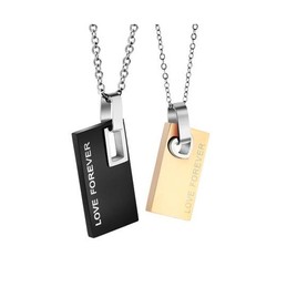 Easy to Use Endless Love Titanium Necklace For Lovers