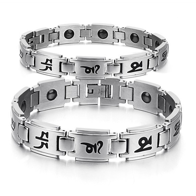 Durable in Use Titanium Bracelet For Lovers 