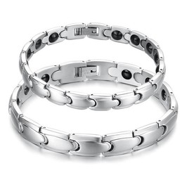 Excellent Quality Antifatigue Titanium Bracelet For Lovers 
