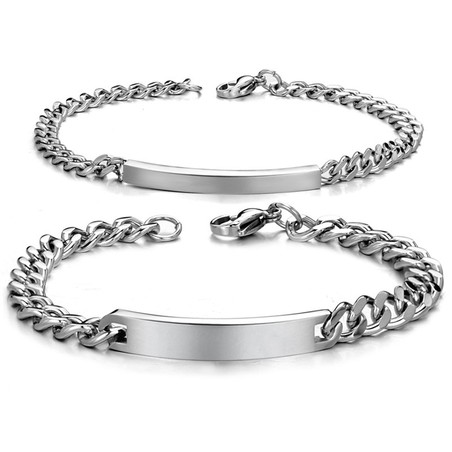Easy to Use Fashion Titanium Bracelet For Lovers 