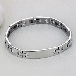 Stable Quality Antifatigue Titanium Bracelet For Lovers 