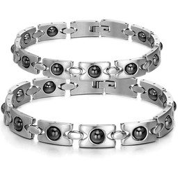 Dependable Performance Antifatigue Titanium Bracelet For Lovers 