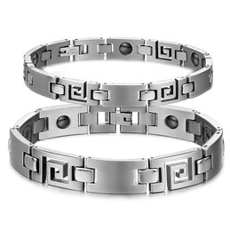 Easy to Use Classic Titanium Bracelet For Lovers 