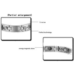 Easy to Use Classic Titanium Bracelet For Lovers 