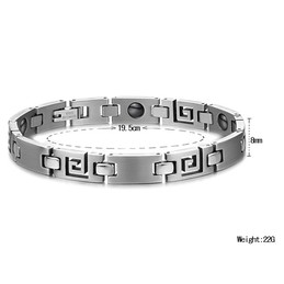 Easy to Use Classic Titanium Bracelet For Lovers 