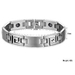 Easy to Use Classic Titanium Bracelet For Lovers 