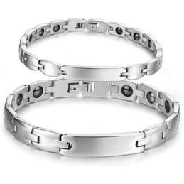 Selling Well all over the World Health Titanium Lodestone Bracelet For Lovers 