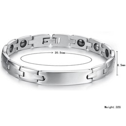 Selling Well all over the World Health Titanium Lodestone Bracelet For Lovers 