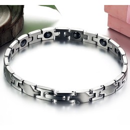 Excellent Quality Health Titanium Lodestone Bracelet For Lovers 