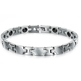 Excellent Quality Health Titanium Lodestone Bracelet For Lovers 