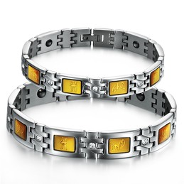Reliable Quality Health Titanium Lodestone Bracelet For Lovers