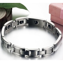 Excellent Quality Health Titanium Lodestone Bracelet For Lovers 