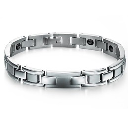 Excellent Quality Health Titanium Lodestone Bracelet For Lovers 