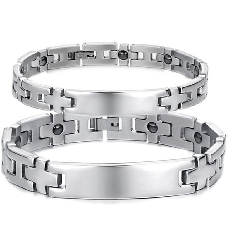 The King of Quantity Antifatigue Titanium Bracelet For Lovers 