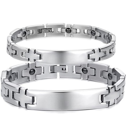 The King of Quantity Antifatigue Titanium Bracelet For Lovers 