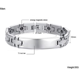 The King of Quantity Antifatigue Titanium Bracelet For Lovers 