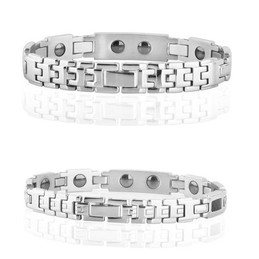 Stable Quality Titanium Lodestone Bracelet For Lovers 