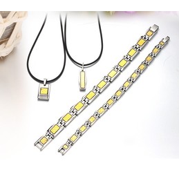 High Quality Antifatigue Titanium Bracelet For Lovers 