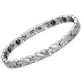 Easy to Use Female Health Titanium Lodestone Bracelet 